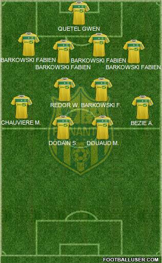 FC Nantes Formation 2013