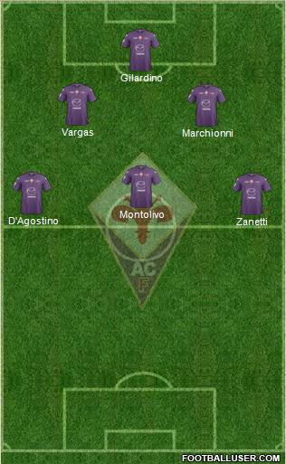 Fiorentina Formation 2013