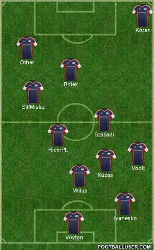 New England Revolution Formation 2013