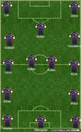 New England Revolution Formation 2013