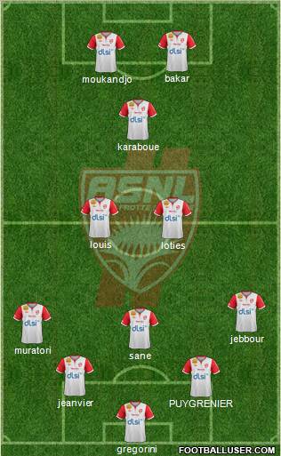 A.S. Nancy Lorraine Formation 2013