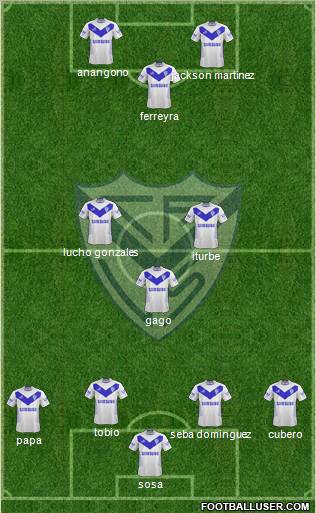 Vélez Sarsfield Formation 2013