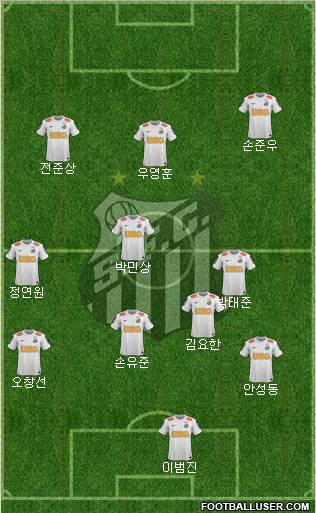 Santos FC Formation 2013