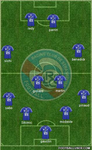 Racing Club de Strasbourg-Football Formation 2013