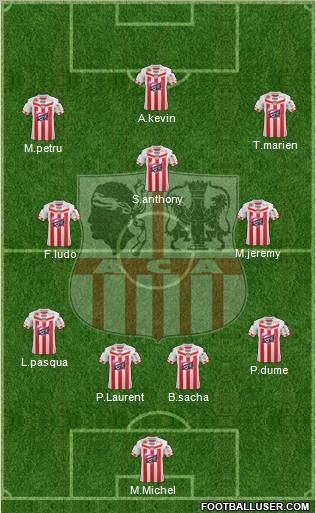 Athletic Club Ajaccien Football Formation 2013