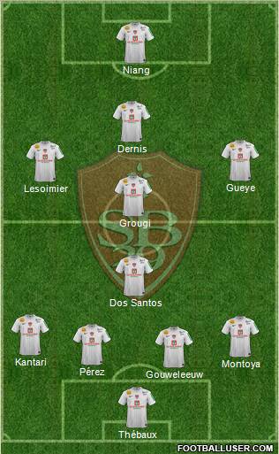 Stade Brestois 29 Formation 2013