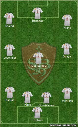 Stade Brestois 29 Formation 2013