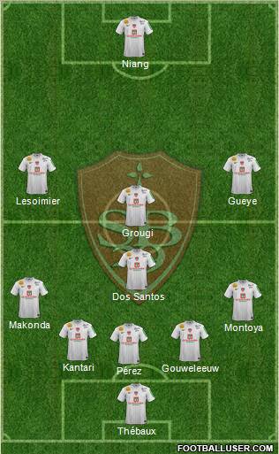 Stade Brestois 29 Formation 2013