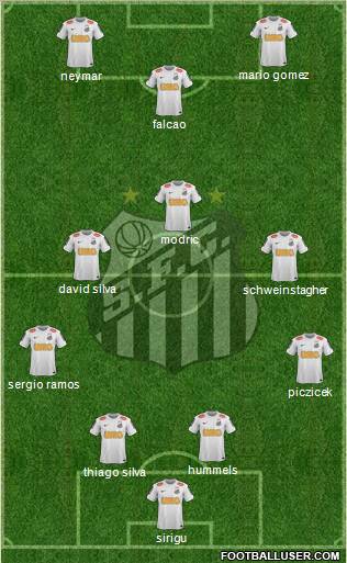 Santos FC Formation 2013