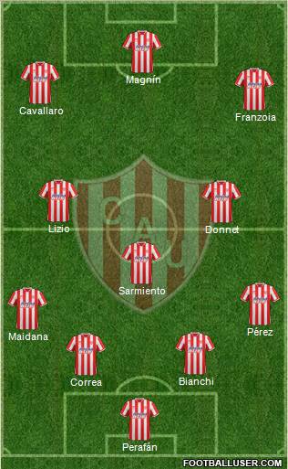 Unión de Santa Fe Formation 2013