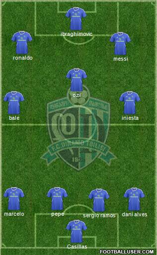 Dinamo Tbilisi Formation 2013