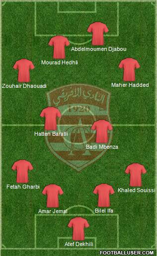 Club Africain Tunis Formation 2013