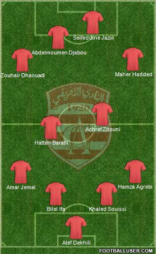 Club Africain Tunis Formation 2013