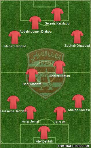 Club Africain Tunis Formation 2013