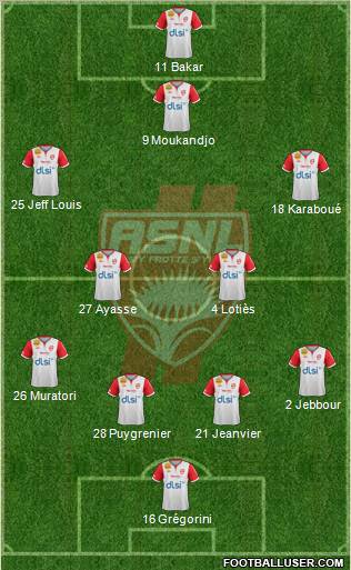 A.S. Nancy Lorraine Formation 2013