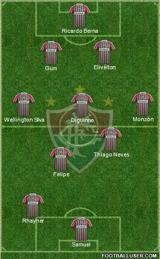 Fluminense FC Formation 2013