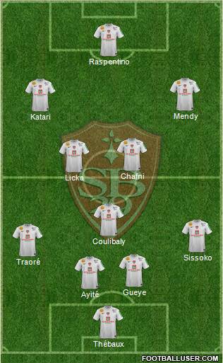 Stade Brestois 29 Formation 2013