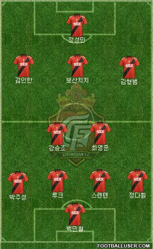 Gyeongnam FC Formation 2013