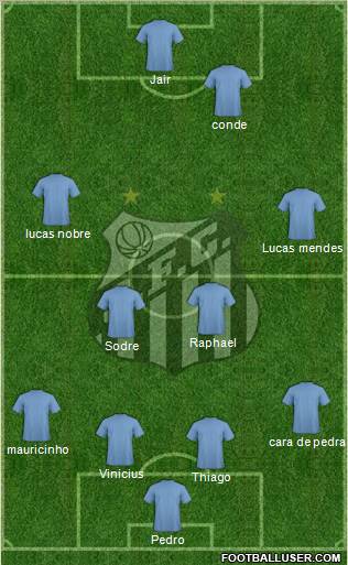 Santos FC Formation 2013