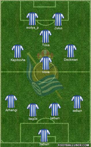 Real Sociedad C.F. B Formation 2013