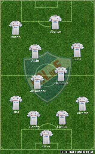 Club Nacional de Football Formation 2013