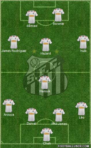 Santos FC Formation 2013