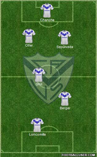 Vélez Sarsfield Formation 2013