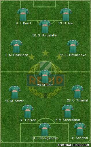 SK Rapid Wien Formation 2013