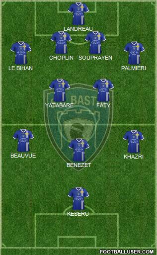 Sporting Club Bastia Formation 2013