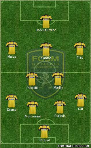 FC Sochaux-Montbéliard Formation 2013