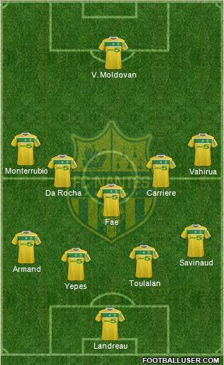 FC Nantes Formation 2013