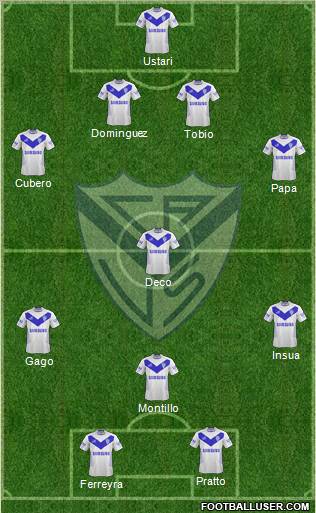 Vélez Sarsfield Formation 2013