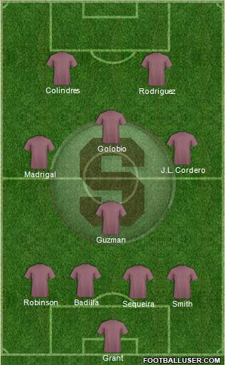 CD Saprissa Formation 2013