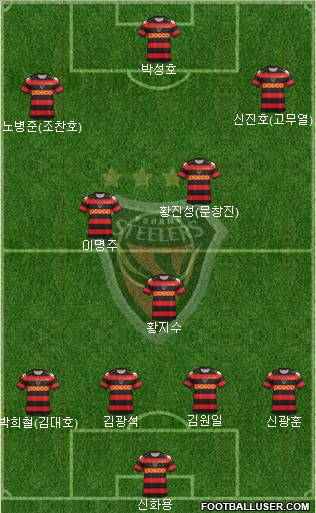 Pohang Steelers Formation 2013