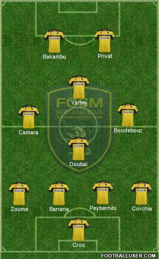 FC Sochaux-Montbéliard Formation 2013