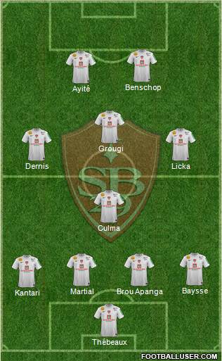 Stade Brestois 29 Formation 2013