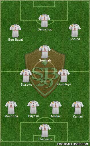 Stade Brestois 29 Formation 2013