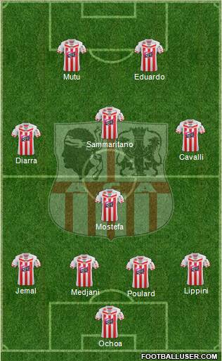 Athletic Club Ajaccien Football Formation 2013