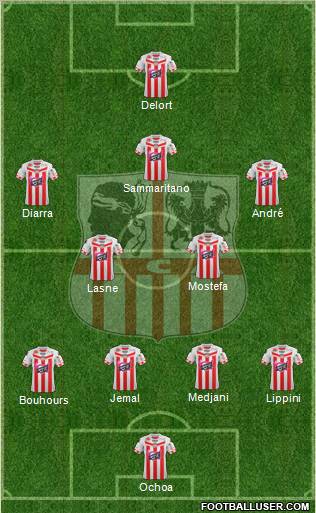 Athletic Club Ajaccien Football Formation 2013