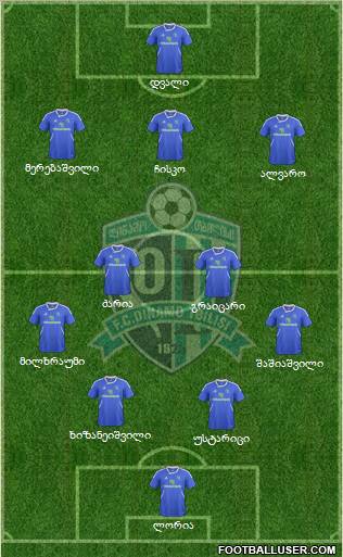 Dinamo Tbilisi Formation 2013