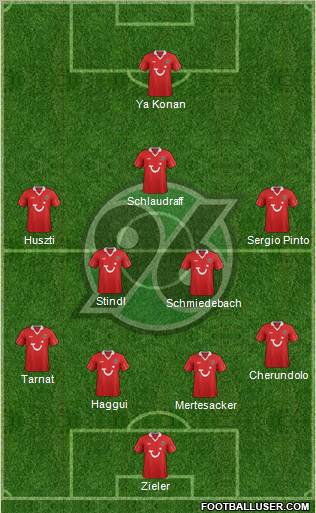 Hannover 96 Formation 2013