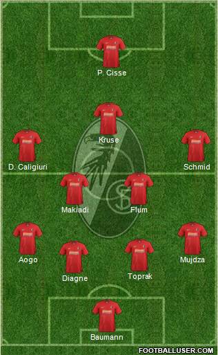 SC Freiburg Formation 2013