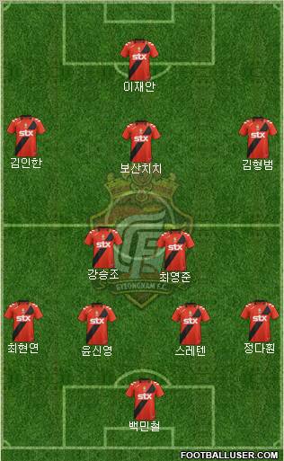 Gyeongnam FC Formation 2013