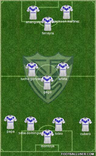 Vélez Sarsfield Formation 2013