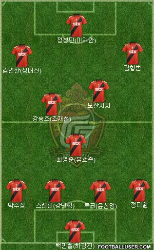 Gyeongnam FC Formation 2013