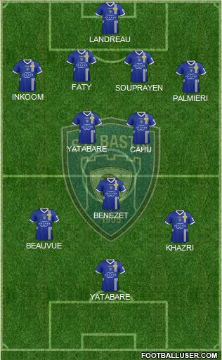 Sporting Club Bastia Formation 2013