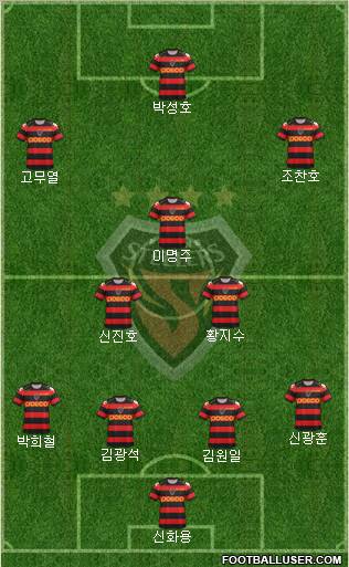 Pohang Steelers Formation 2013