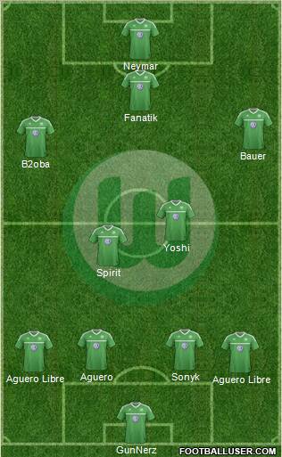 VfL Wolfsburg Formation 2013