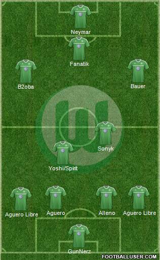 VfL Wolfsburg Formation 2013