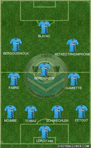 Tours Football Club Formation 2013